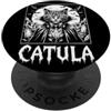 Cat Funny Count Catula Conte Catula - Gatto divertente a tema Halloween PopSockets PopGrip Adesivo