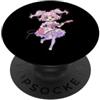Just A Girl Who Loves Anime Ramen Japane Anime Ragazza Cosplay Manga Kawaii Amore Musica Chitarra Anime Ragazza PopSockets PopGrip Adesivo