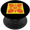 Aloha Gift Box Trapunta hawaiana modello Royal Hawaii Ali'i Island Heritage PopSockets PopGrip Adesivo