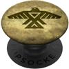 Flags and Symbols Thunderbird con trattamento in carta pergamena retrò PopSockets PopGrip Adesivo