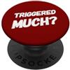 Funny Triggered Anti-Liberal Conservativ Divertente innescato anti-liberale fiocco di neve Pro conservatore PopSockets PopGrip Adesivo