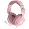 Razer Kraken V4 X Pokémon Pikachu & Eevee - Cuffie da gioco con cavo USB - Driver TriForce da 40 mm - Microfono cardioide retrattile - Audio surround - Chroma RGB