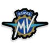 4R Quattroerre.it Patch Toppa Ricamata Logo per MV Agusta, Ricamo Alta Definizione, Termoadesiva, Made in Italy, Licenza Ufficiale, 95 x 65 mm