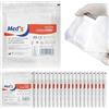 Generico FARMACZABBAN 50 compresse di garza idrofila sterile in buste singole 10x10 cm, 25 strati, 100%