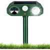 RUTIDA Spaventatore per gatti a ultrasuoni, a energia solare, per giardino, 3 modalità, spaventatore per cani, con sensore di movimento e luce lampeggiante per gatti, cani, topi uccelli, martore