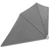 vidaXL Tenda Laterale per Balcone Pieghevole Grigia 160x240 cm