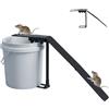 Wtuyyr Trappola per topi, trappola per topi a cattura multipla per uso domestico, ripristino automatico, riutilizzabile, efficace o efficace per il controllo dei roditori (1)