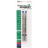 Schmidt 8126 - Confezione da 2 ricariche per roller a punta fine, 0,6 mm, colore: blu, confezione da 2 (SC58124)