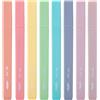 Mr. Pen - Set di evidenziatori per pastello, 8 pezzi, Chisel Tip, Candy Colors, No Bleed Bible Colors assortiti