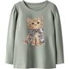 NAME IT Nmfboloras LS Top, Ombra, 98 Bambine e Ragazze