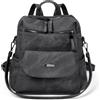 Aucuu Zaino Donna, Borsa Zaino Donna Elegante, Zainetto Multifunzionale, Zainetto Casual in Pelle PU, Zaini Antifurto, Borsa a Zaini Casual per Shopping Scuola Viaggio Lavoro