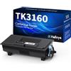Halloya TK3160 Cartuccia toner compatibile TK-3160 Nero con Chip ECOSYS P3045dn