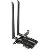 Ziyituod Scheda WLAN, Intel AX210 Bluetooth5.3, fino a 5400 Mbit/s Tri-Bande (6G/5G/2.4G) WLAN PCIe WiFi 6 Scheda per Windows 11/10(64bit)