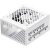 GAMEMAX GS 750G WH SFX Alimentatore PC 750W Full Modular, 80 Plus Gold, Condensatori giapponesi di alta qualità, ventola FDB, APFC+LLC+DC-DC, 9 funzioni di protezione