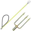 Scuba Choice Scuba-Choice Unisex SCPSS3P-01-35 Spearfishing Fiber Glass Pole Spear Hawaiian Sling with 3 Prong Harpoon Tip, Yellow, 3.5 Ft