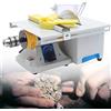 Generic Rettificatrice per lucidatura gemme, mini sega da banco, lucidatrice lapidaria 0-10000rpm con regolazione continua della velocità per macinare giada e ambra
