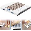 Generic Macchina automatica per la pulizia delle scarpe, lucidatrice a induzione ricaricabile a 260 giri/min, efficiente per uso domestico e in ingresso, funzionamento comodo e facile