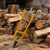 Generic Sdoppiatore manuale per legna da ardere, in acciaio inossidabile, design triangolare, stabile e sicuro per accendi, stufe a legna, camino, cortile, cabina, garage. Strumento efficiente per tagliare il