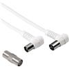 Hama Cavo antenna Hama con adattatore 75dB 1m