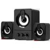 Rebel Altoparlanti Pc Rebel CS-50 Comp 2.1 Nero [KOM1160]
