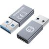 Graugear Adattatore usb Graugear G-AD-CTA-10G USB Tipo C a USB Tipo A Argento [G-AD-CTA-10G]