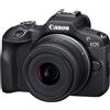 Canon EOS R100 Obiettivo RF S 18-45mm F4.5-6.3 IS STM Fotocamera Mirrorless APS