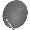 DUR-line Select - Parabola satellitare in alluminio, 75 cm/80 cm