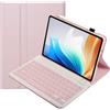 FIABANO Custodia a libro con tastiera Bluetooth staccabile per Oppo Pad Neo da 11,4 pollici