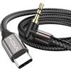 VIOY Cavo AUX da USB C a Aux 1 m, da tipo C a maschio da 3,5 mm per auto a 90 gradi, cavo stereo da USB-C a cuffie compatibile con iPhone 16/15/Plus/Pro/Pro Max, Galaxy, iPad/Pro/Air