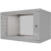 STALFLEX Armadio di Rete 19 Pollici - Armadio Rack 6U - Server Rack per Montaggio a Parete - Capacità di Carico 40 kg - Profondità 350 mm - Rack 19 Pollici - Grigio