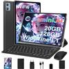 DEERTiME 2026 Tablet Android Gemini AI, Tablet 10 Pollici, 20GB RAM+128GB ROM/TF 2 TB, Octa-Core, WiFi 6, Batteria 6000mAh, BT5.0, GMS, Widevine L1, Tablet Touch 2 in 1 con Tastiera Mouse e Custodia - Nero
