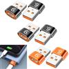 FinalCool 6 Pezzi Adattatore USB C Femmina a USB A Maschio - Adattatore USB Tipo C OTG - Alta Velocità e Sincronizzazione Dati Adattatore, Compatibile con iphone Pro Plus Max Galaxy Carplay ipad Laptop Macbook