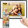 OuuOee Cornice digitale WLAN da 10,1 pollici, 32 GB di memoria Cornice digitale intelligente 1280 * 800 HD IPS touchscreen con rotazione automatica, condivisione di foto o video tramite l'app Frameo