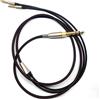 ABLET Cavo audio di ricambio compatibile con cuffie Denon AH-D600, AH-D7200, AH-D7100, AH-D9200, AH-D5200, Meze 99 Classics, Focal Elear, colore nero, 2 m