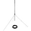 FMUSER GP100 Antenna Trasmettitore FM da Esterno 1/4 Onda Antenna GP Professionale 87-108MHz 0.5-100W Trasmettitore FM, Antenna FM Impermeabile con 8m TNC/BNC