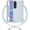 ANFAIRLACE Cover Cordino Compatibile con Samsung Galaxy A57 5G, Azul chiaro