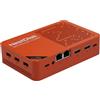 youyeetoo Nest Disk NAS & Mini PC con Intel N150-4-Bay NVMe Storage up to 16TB, 12GB DDR5, Dual 2.5GbE/WiFi 6, 3X 4K Output, Pre-Installed OMV for Home/Office (12GB+64GB+1TB,arancione)