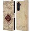 Head Case Designs Licenza Ufficiale Harry Potter The Marauder's Map Prisoner of Azkaban II Custodia Portafoglio in Pelle Compatibile con Samsung Galaxy A55 5G