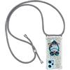 Paekear Custodia per Cellulare con Corda per Xiaomi Redmi Note 12 4G Case, Liquido Sabbie Mobili Bumper TPU Cover con Collana Practical Stylish/Necklace Cordoncino Cordino Tracolla, Gufo