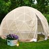 Generic Serra a cupola geodetica per 4-8 persone, struttura a igloo trasparente resistente alle intemperie per feste in cortile, osservazione delle stelle, 3,7 m