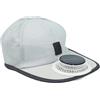 RemixAst Cappello da ventilatore solare con ricarica USB: cappello da sole in rete traspirante per pesca, escursionismo, spiaggia, cappello di raffreddamento regolabile con protezione UV 17 x 15 cm (grigio