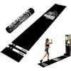 TourKing Darts Oche Mat 60 x 260 cm, tappetino antiscivolo per freccette Diatom Mud, tappetino antiscivolo per protezione del pavimento