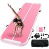 UrbanLuxe Air Tumble Track - Tappetino da ginnastica gonfiabile, 2 m, 3 m, 4 m, 4 m, con pompa ad aria, per uso familiare, yoga, acqua, danza, 4 m, rosa