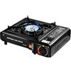SMTYXS Senza Serbatoio del Gas Fornello for Barbecue da Esterno Bruciatore A NAFTA di Sopravvivenza Ultraleggero Rechaud GAZ Gadget Campeggio Facile da Cucinare(Dual Safety device-02)