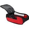 Caswynlife Borsa per scarpe da golf, impermeabile e antipolvere, portatile, con barriere, per attrezzature da golf e mazze da golf, in tessuto Oxford (rosso)