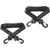 Feeshoppher Cinghie per scarponi da sci, confezione da 2, in nylon resistente, per scarponi da snowboard, con clip girevole a 360 gradi, impugnatura comoda