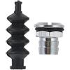 Luxshiny Guarnizioni in Gomma Impermeabili e Protezione Push Rod da 42mm 2 Set con Supporto in Alluminio per Copertura d Organo per Barche Rc
