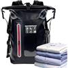 Generico Waterproof Dry Bag - Lightweight Outdoor Roll Top Storage Backpack