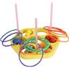Generic Gioco di Lancio della Piscina EVA Giocattolo Divertente Durevole e Leggero per Feste in Piscina e attività in Spiaggia con 12 Palline e 12 Anelli
