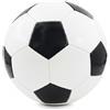 Joygoodta Pallone da calcio misura 5, palloni da calcio in PVC/PU ispessito con valvola Air-Lock per allenamenti, allenamenti e partite, bianco e nero
